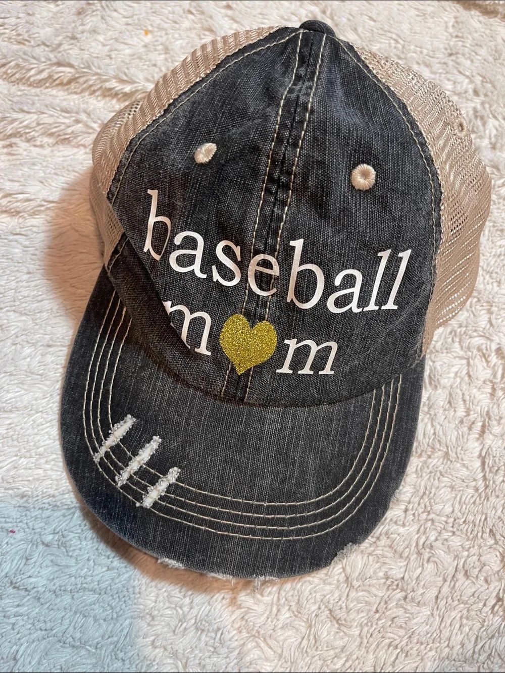 Baseball Mom hat - Picture 2 of 4